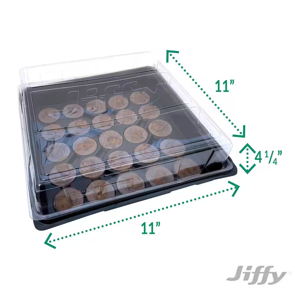 25 Medium Peat Pellet Seed Starting Kit with SUPERTHRIVE and Labels