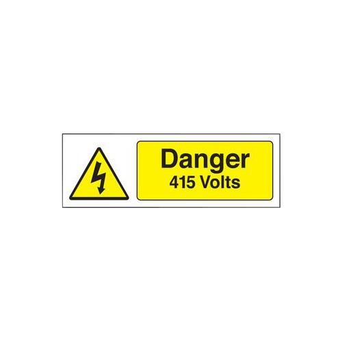 RT05913 14003G Plastic Hard Volt Hazard Sign
