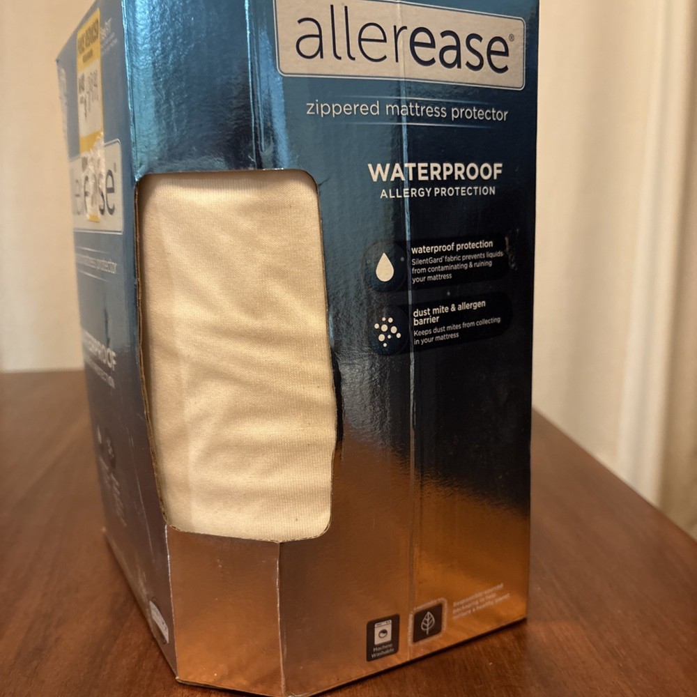 Allerease Maximum Zippered Mattreess Protector waterproof 38.5 x 74.5in
