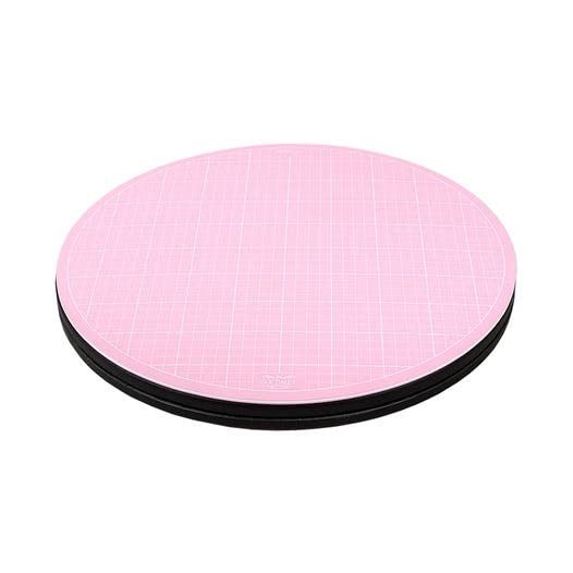 Pink 10" Rotating Cutting Mat EPP English Paper Piecing Patchwork Sewing Quil...