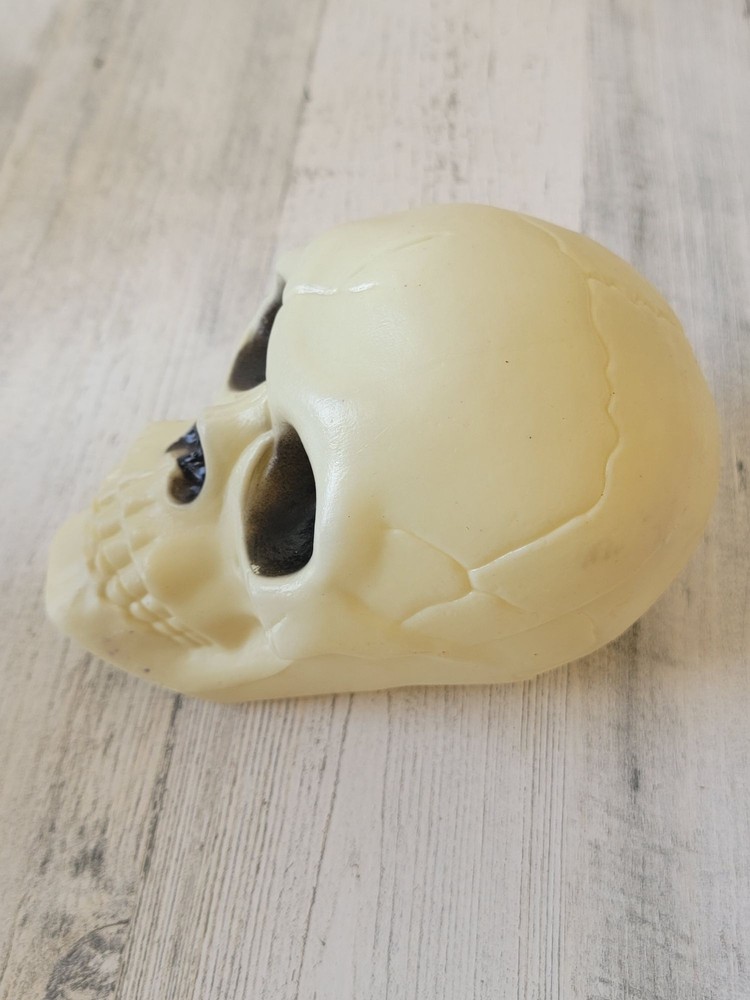 Halloween plastic AS IS skeleton head prop Decor scary