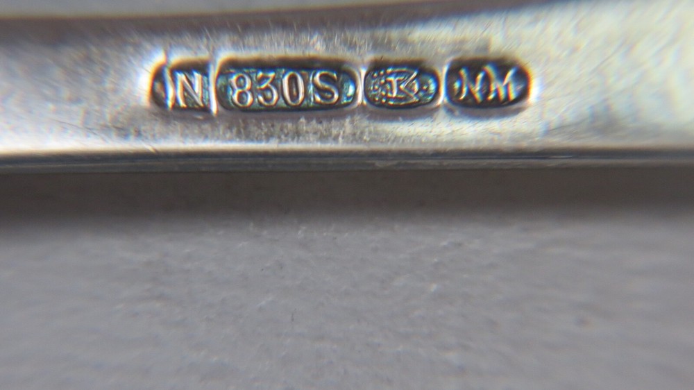 Anitra Solid Pickle Fork by Magnus Aase 830 Silver Norway