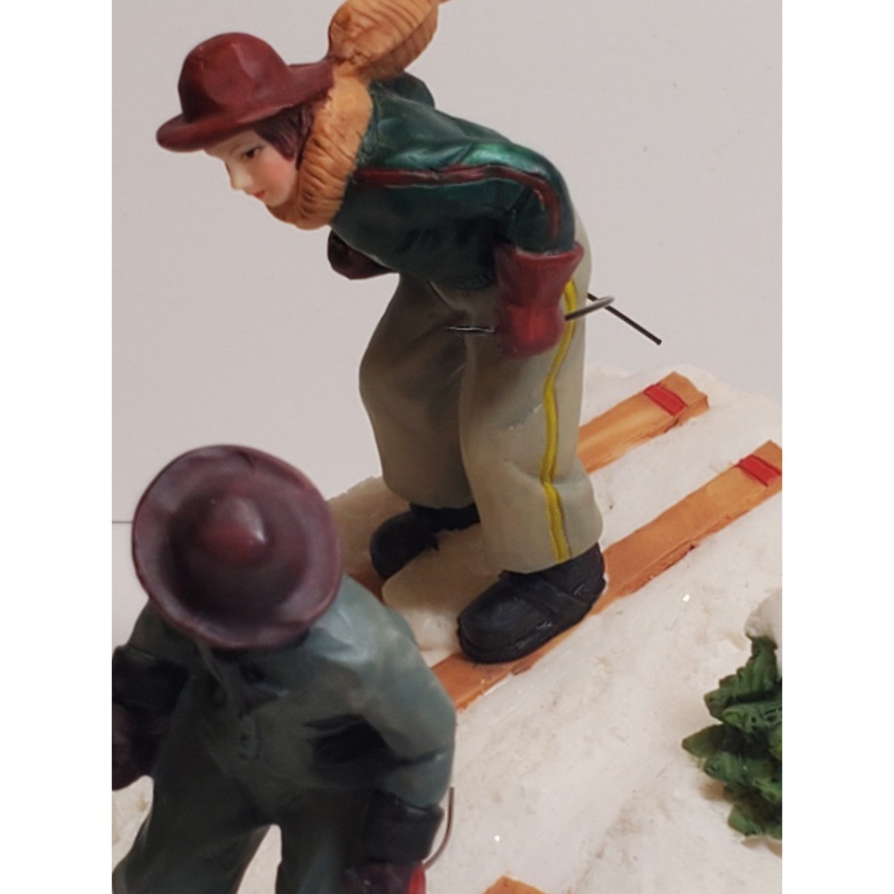 Ski Down Slop Figurine - 3"