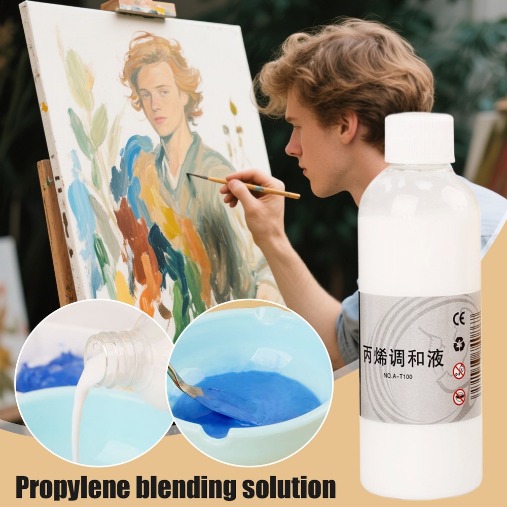 Acrylic Paint Thinner 100ml Fluid Improver Art Supply For Precision