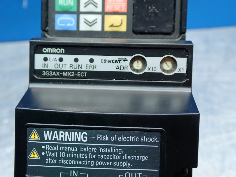 OMRON 3G3MX2-A2004-V1 MX2-SERIES MULTI-FUNCTION COMPACT AC INVERTER 1225098