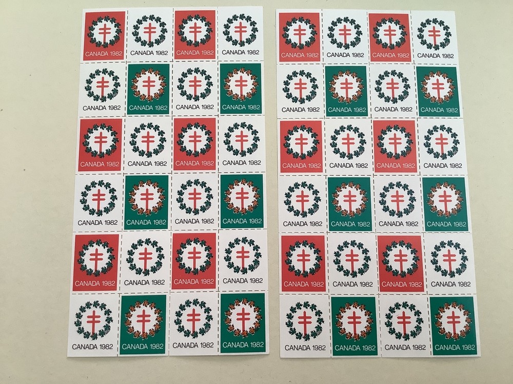 Canada 1982 annual Christmas seal stamps Ref R50162