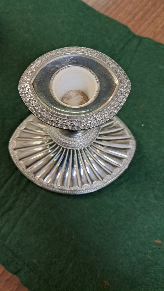 Vintage Falstaff Silver Plated Candlestick