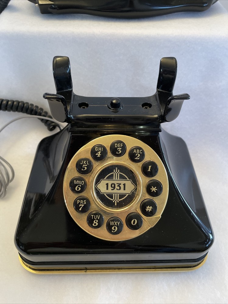 Vintage Retro Thomas Model 1931 Phone Push Button with Paperwork