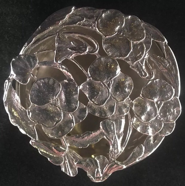 Nice Tiffany Openwork Arts & Crafts Sterling Silver Box Made In England