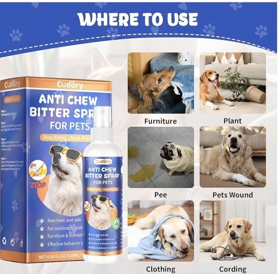 Bitter Apple Spray for Dogs