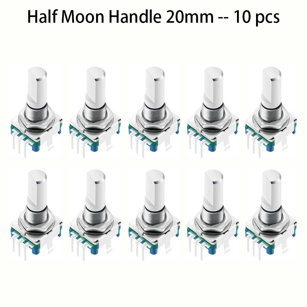 10/20/40/50xRotary Encoder & Switch EC11 Audio Digital Potentiometer Handle 20mm
