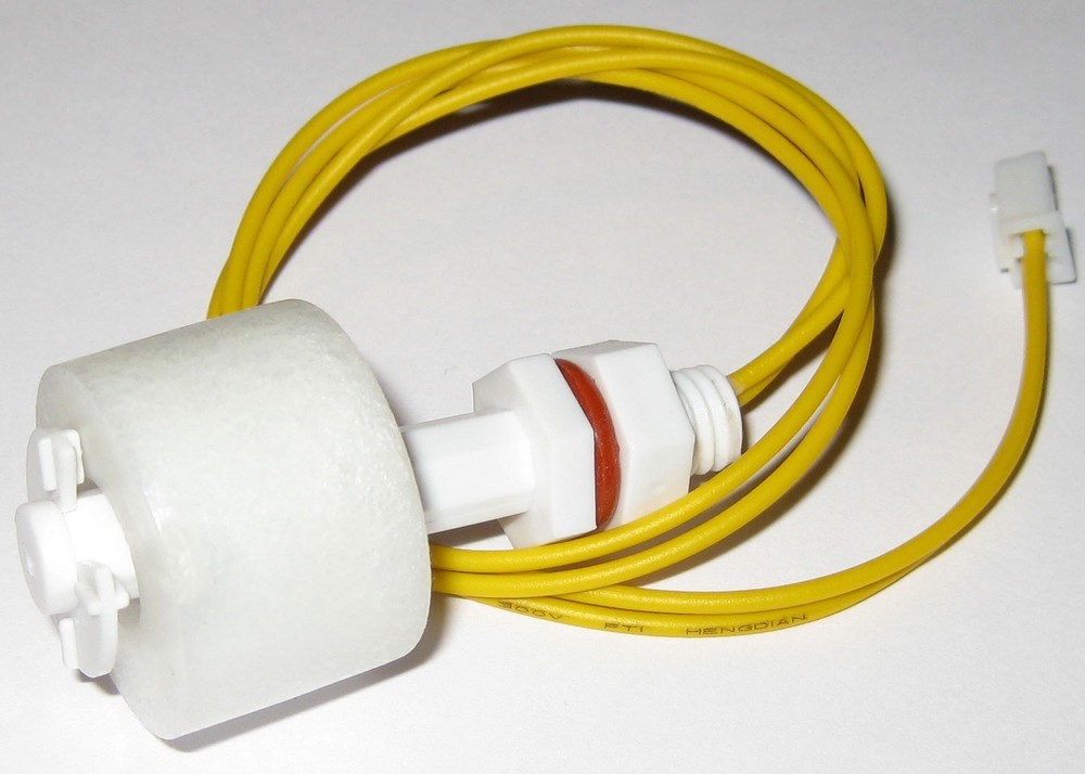Mini Float Switch - Water Level Switch / Sensor - 24 VDC - 50mA  2 Pin Connector