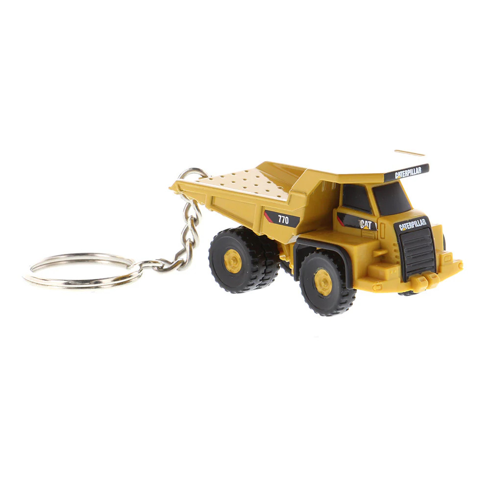Caterpillar 770 Dump Truck Keychain Micro Constructor Diecast Masters #85985