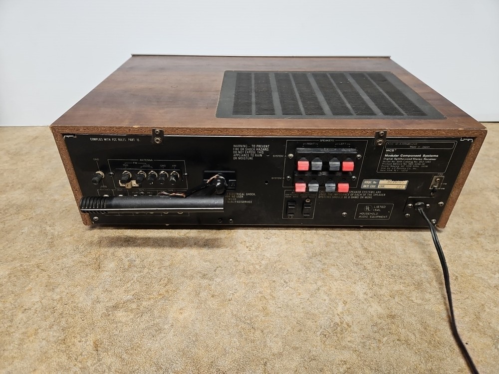 MCS 3249 Modular Component Systems Digital Synthesized Stereo Receiver