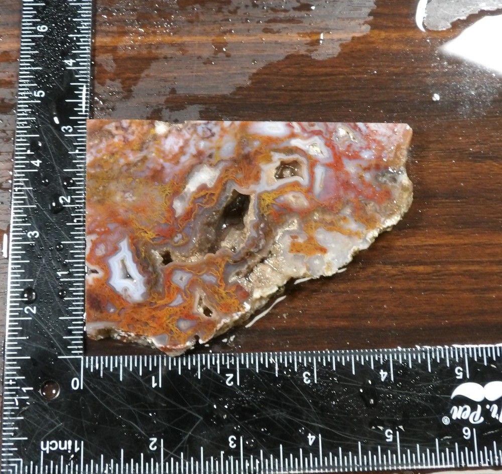 Wingate Plume Agate Slab