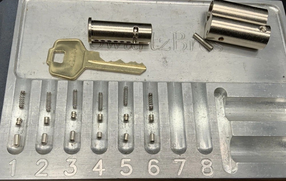 Pacific Lock Single Core With 1 Key Locksport