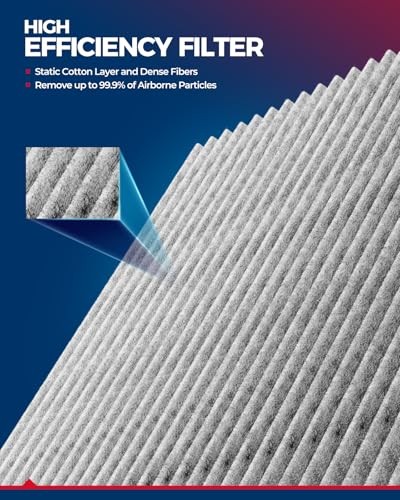 Cabin Air Filter, CF12237 Replacement for Versa/Note 2014-2019 Micra 2015