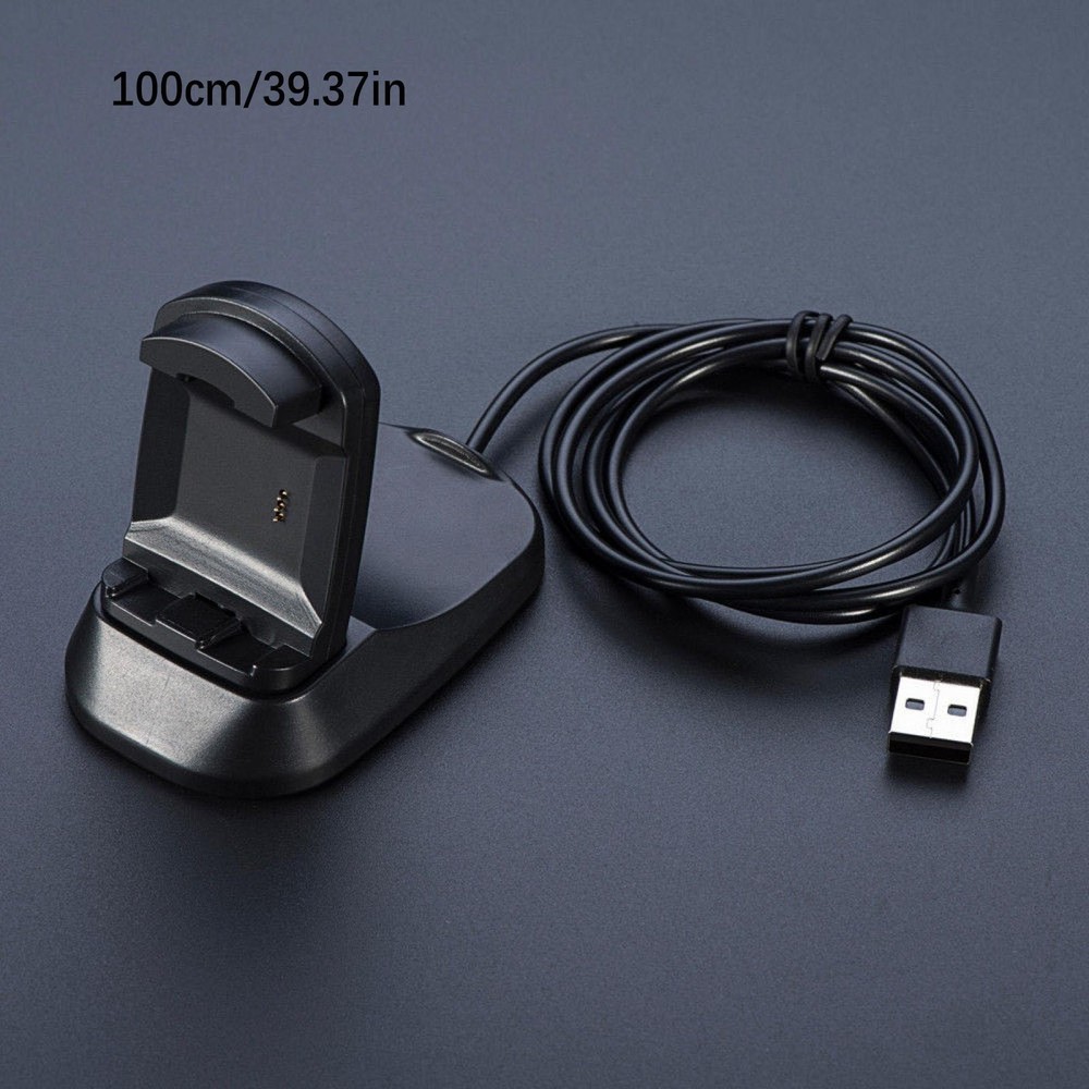 Smart Watch USB Charger Charging Cable Base Stand Dock Holder For Fitbit Ionic