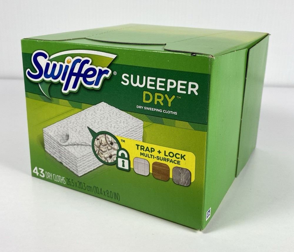 Swiffer Sweeper Multi-Surface Dry Sweeping 43 Cloth Refills - New Closed Box