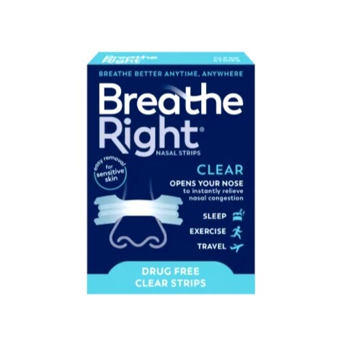 3 Pack Breathe Right Nasal Strips Small Medium Clear 30 Each