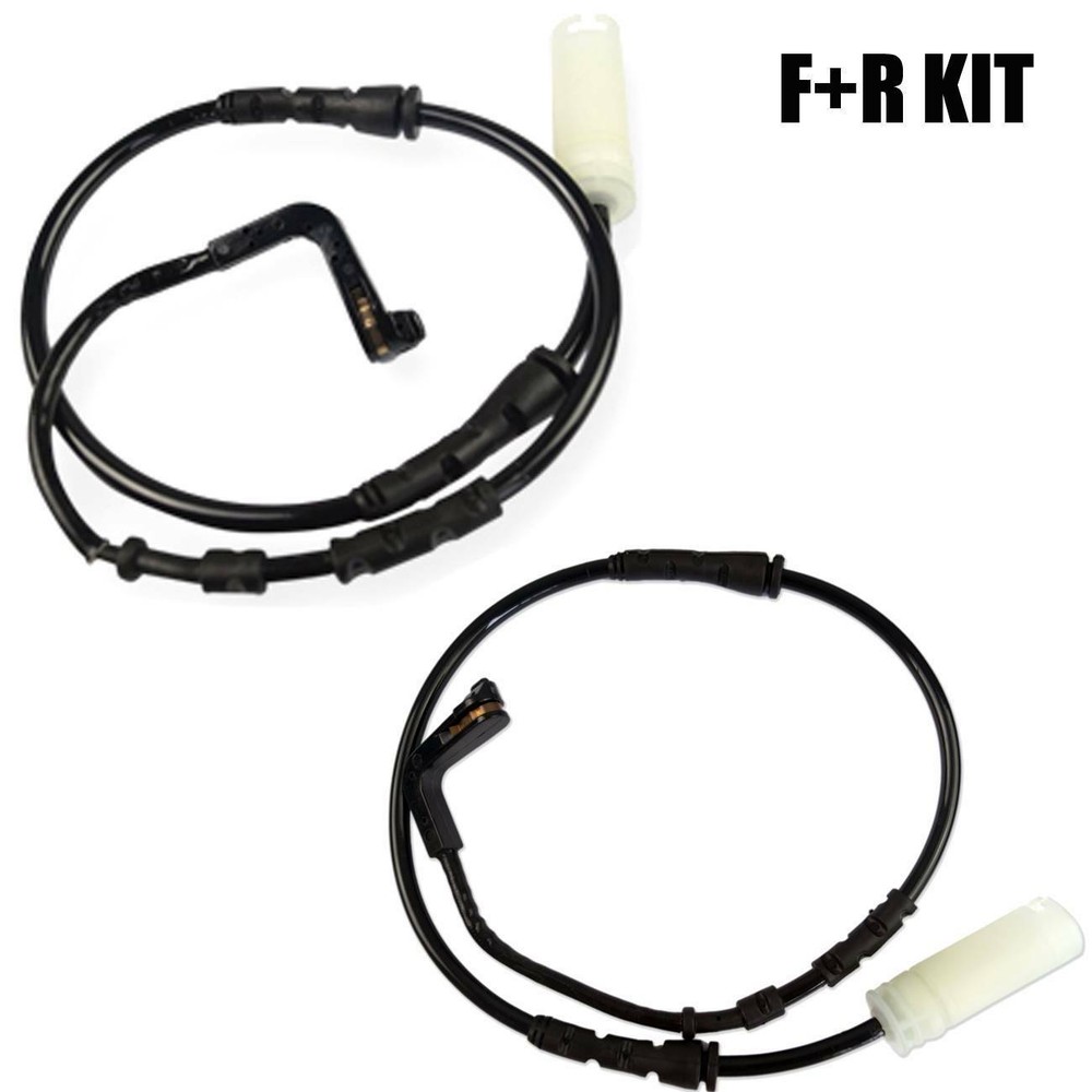 2PCS Front & Rear Brake Pad Sensor For BMW E90 E91 E92 E93 128i 323i 1 3-Series