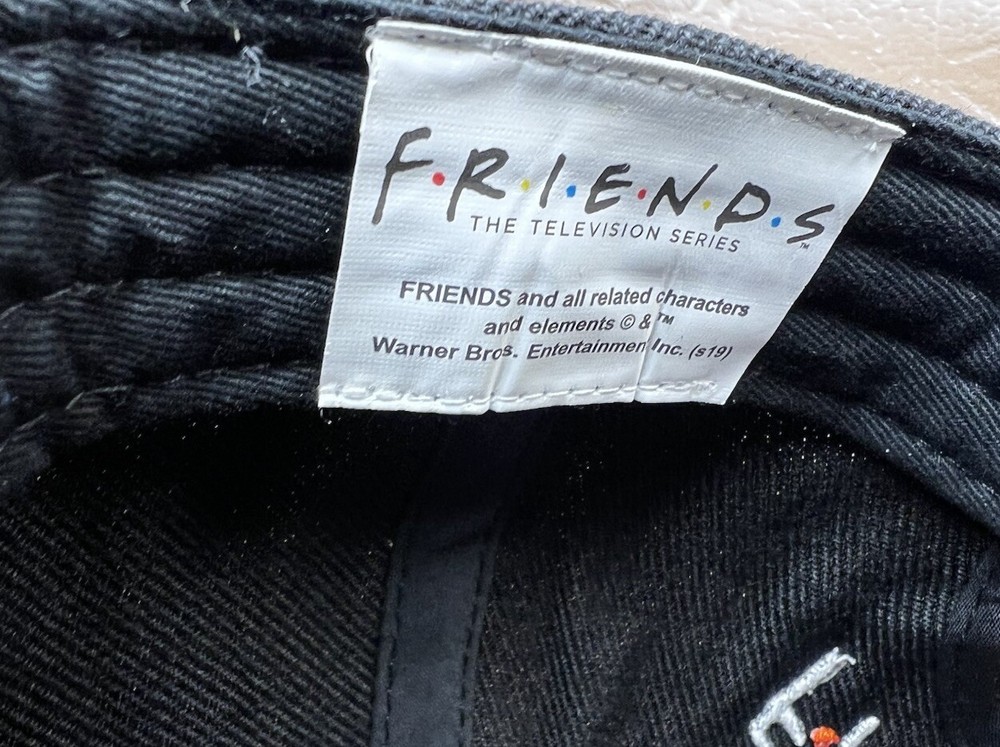 Friends Black Snapback Hat Baseball Cap Picture Logo Patch