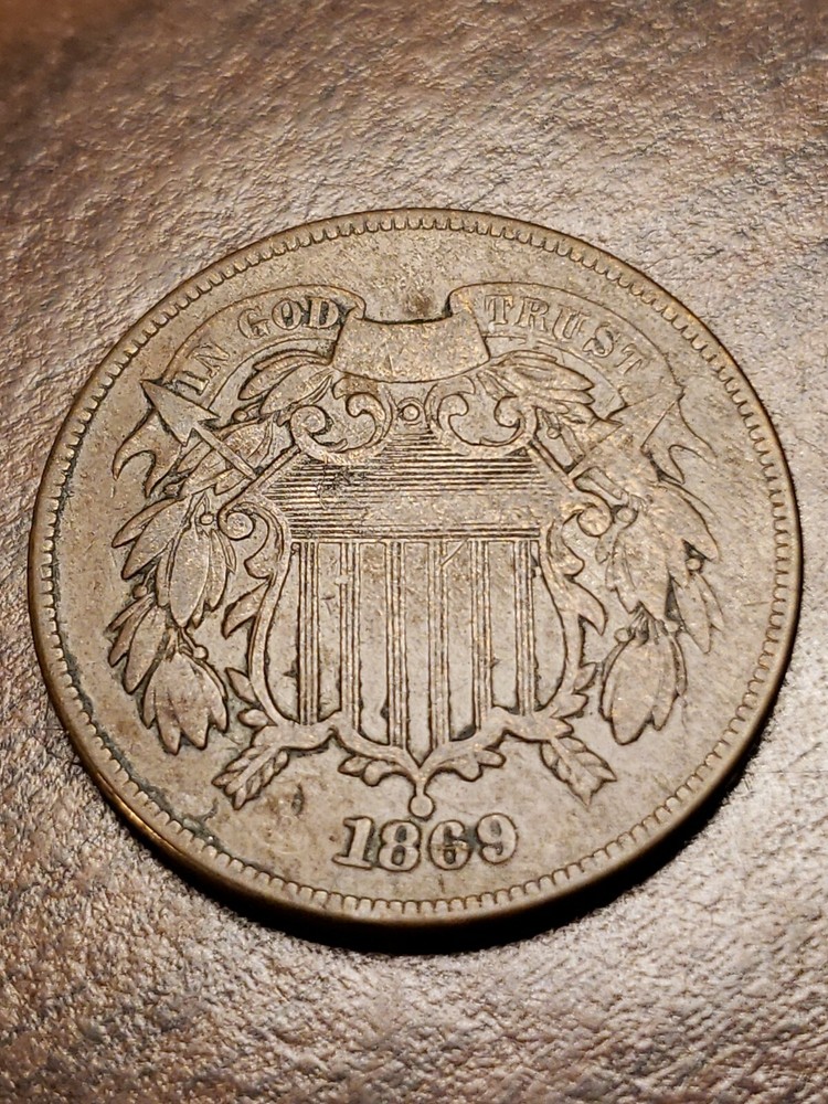 1869  Two Cent Piece