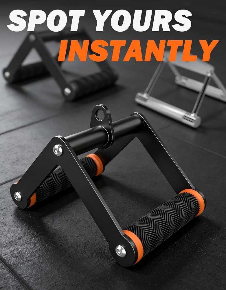 Cable Machine Attachment Set for Gym & Home Workouts, Lat Pulldown Attachments w