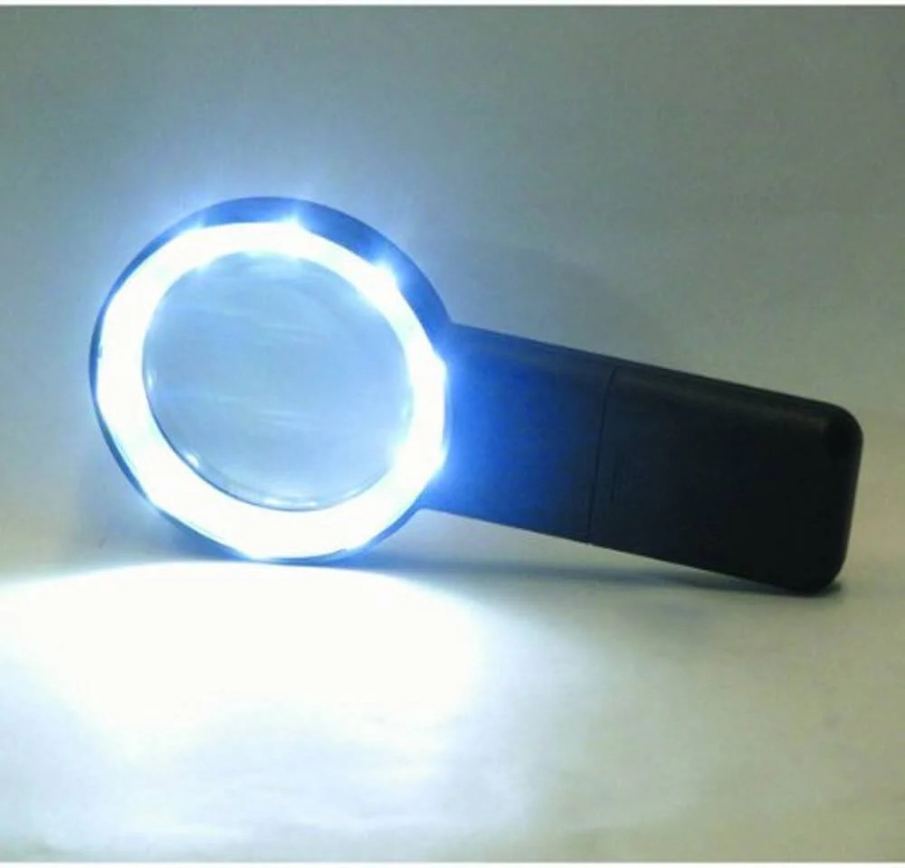 3x 10 LED Illuminated Pocket Magnifier