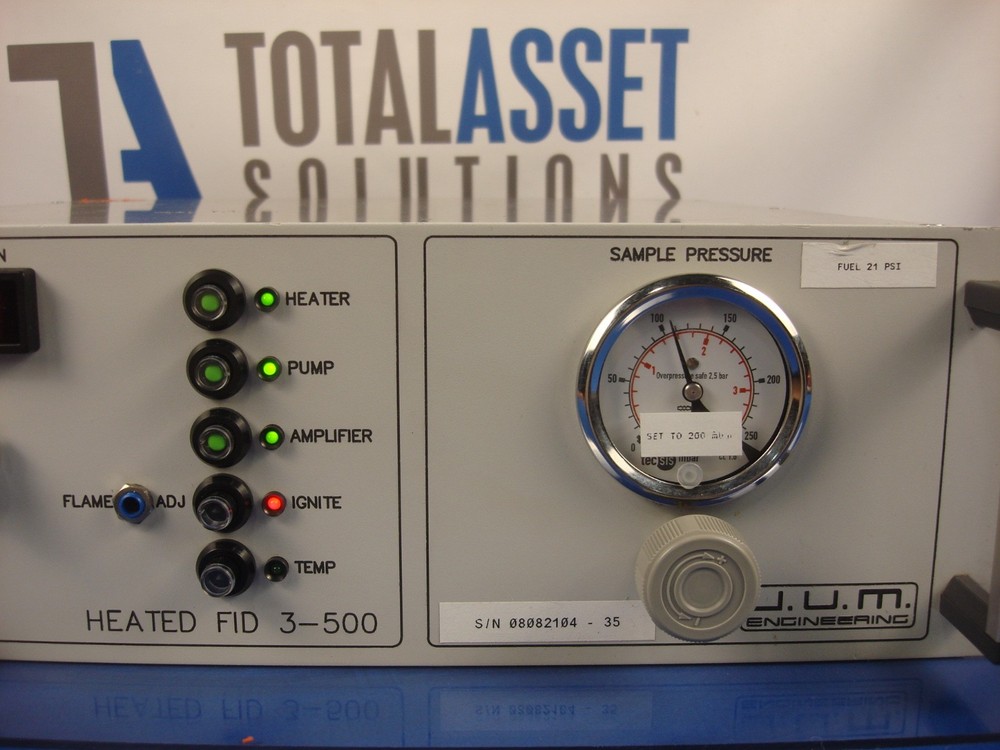 J.U.M Engineering Total Hydrocarbon Concentration Analyzer Model 3-500
