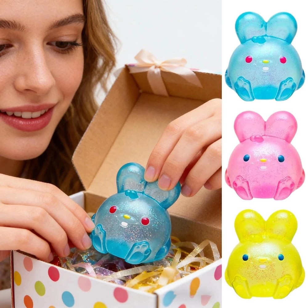 Nee Doh Jelly Hops Scented Easter Needoh Squish Bunnies Toy