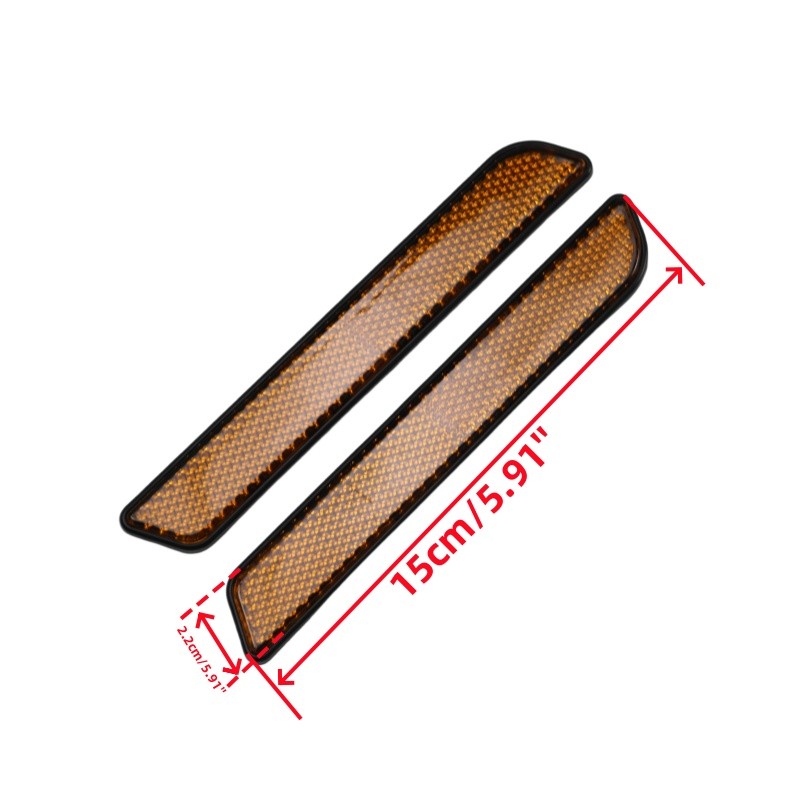 Motorcycle Front Fork Reflector Sticker for Harley Touring 2014-2018
