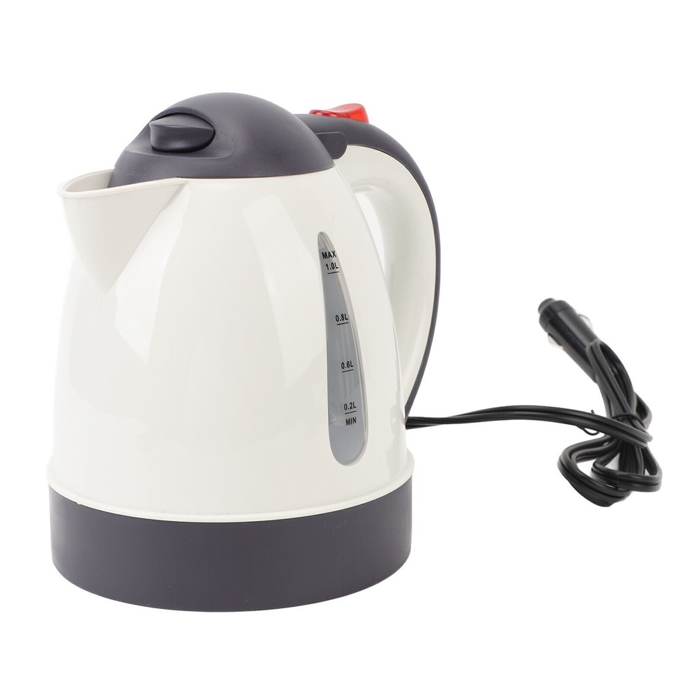 Portable Car Electric Kettle 1000ml Road Trip Travel Cigarette Lighter Car Truck