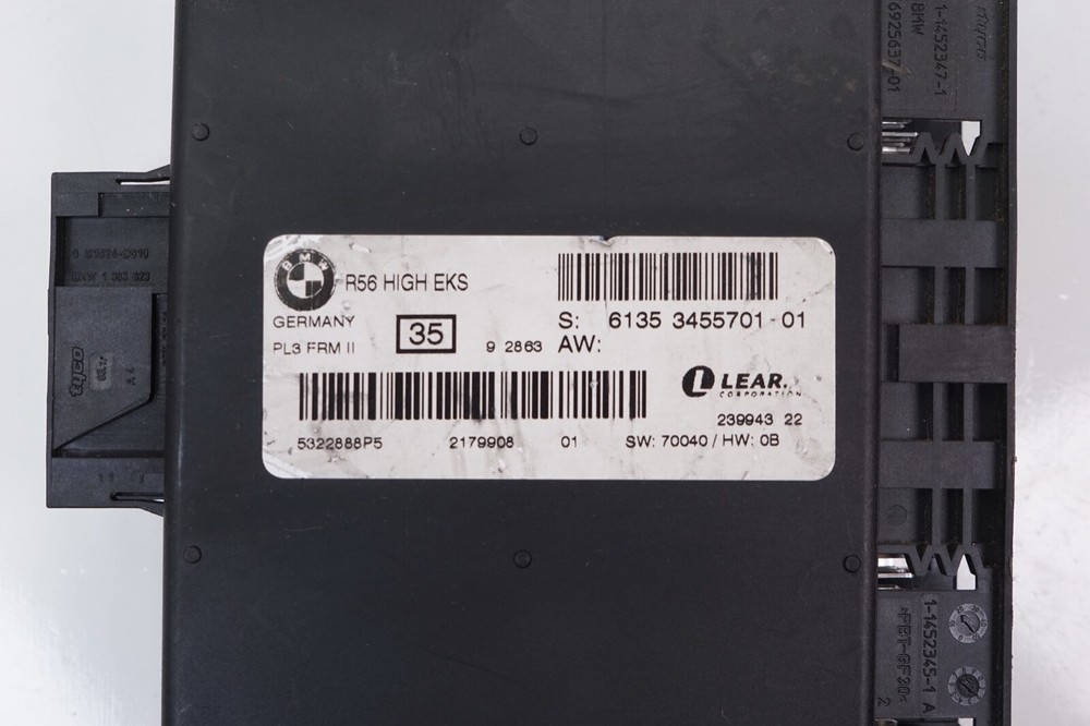 MINI COOPER R56 Footwell Module PL3 FRM2 Light Control OEM 2007 - 2013