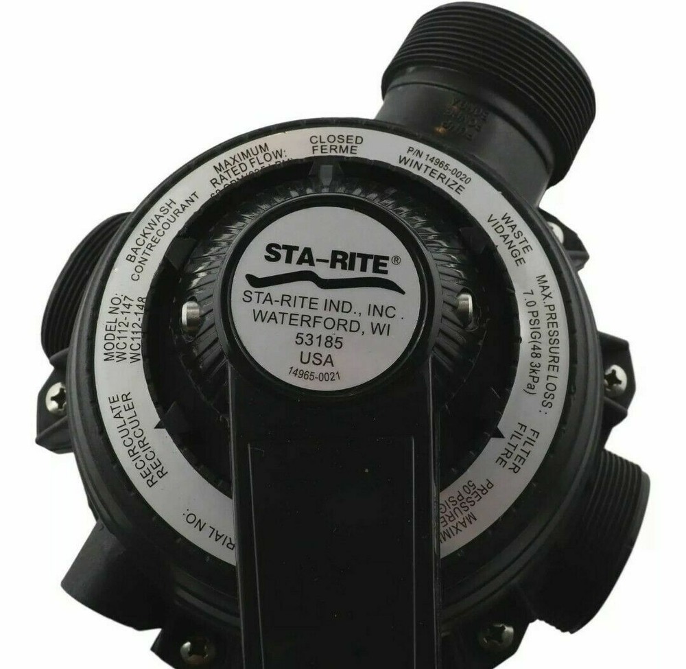 Onga Sta-Rite Multiport Valve  40mm Pantera Sand Filter MPV Free Postage
