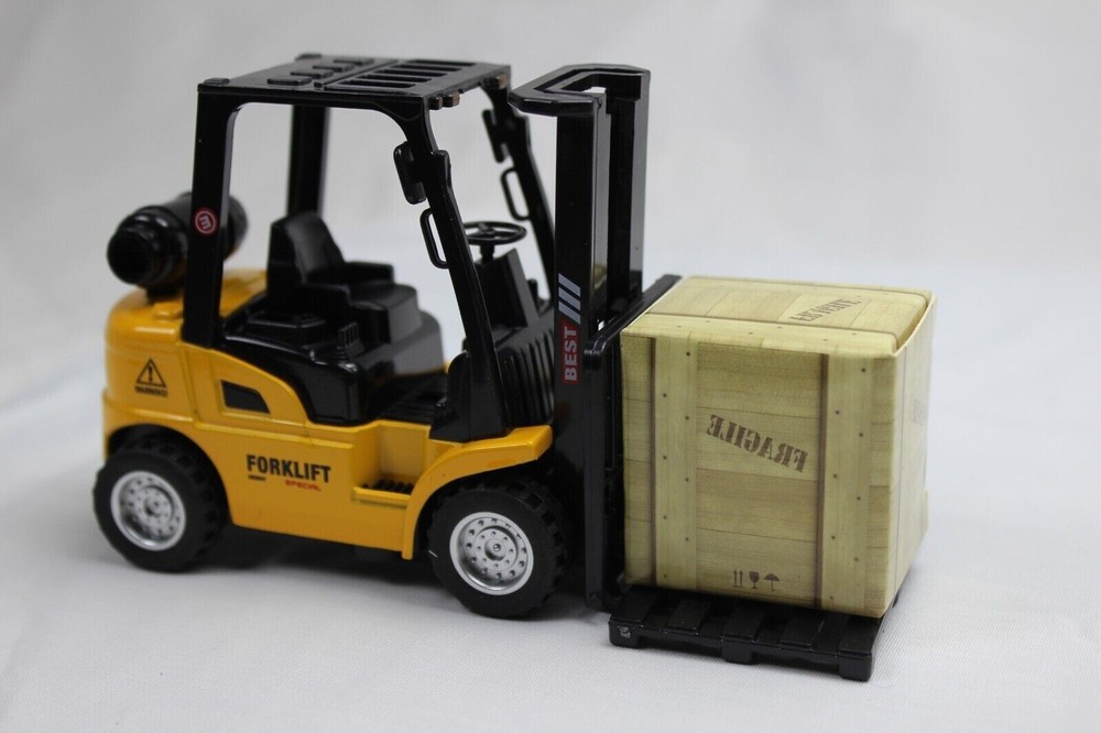 Die-Cast Forklift (High Quality) Model Toy Pull Back Forklift - Great for gifts!