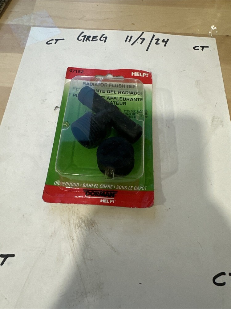 Dorman 47152 Radiator Flush Tee 5/8 In.