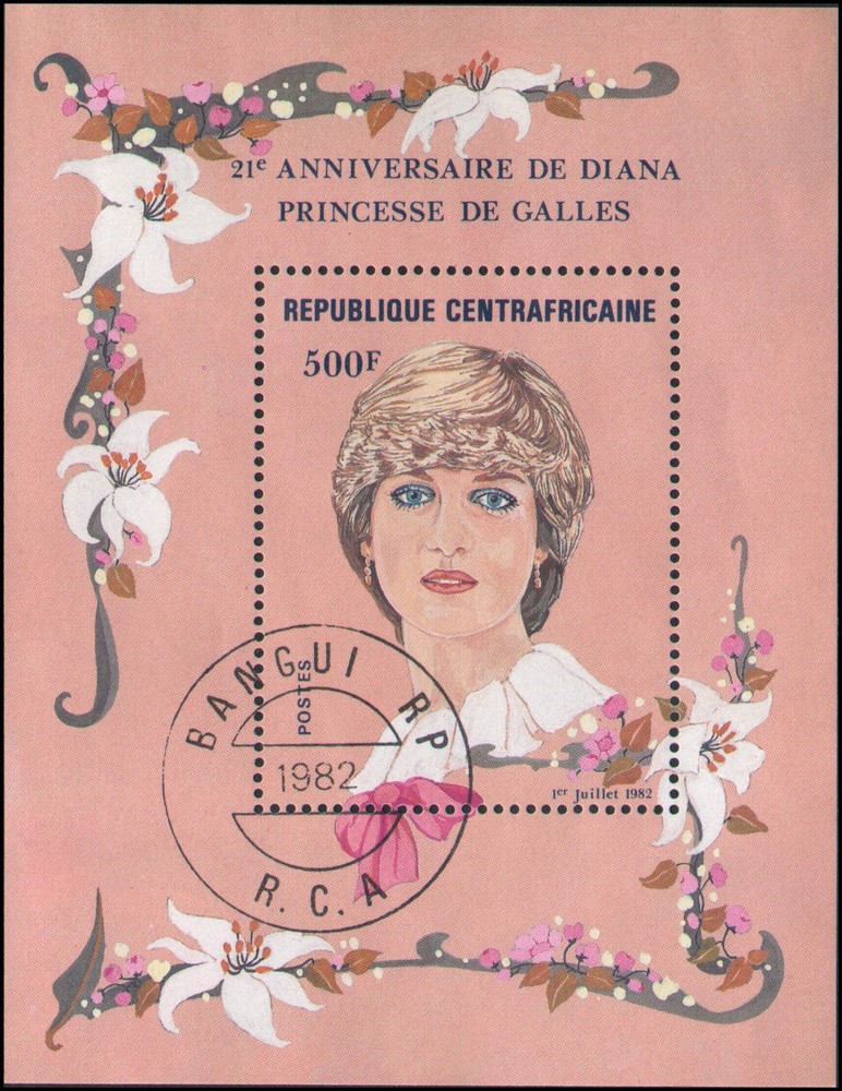 Central Africa #C274 Used