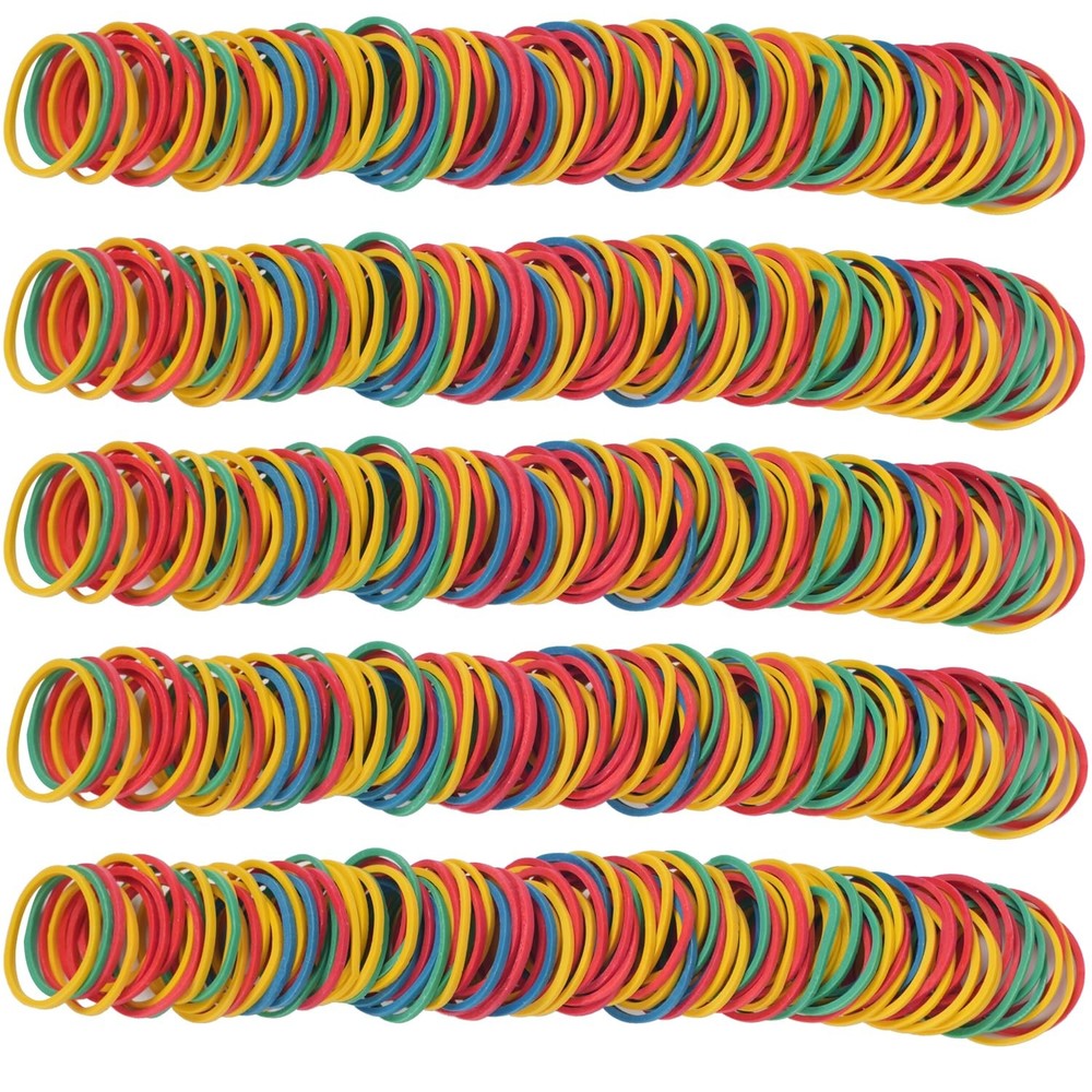 Multicolor Rubber Bands size #10 Small Elastic Stretchable set 750P