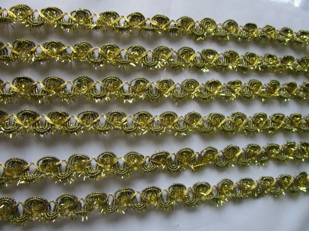 6 7/12ft Tip Nichtelastisch Gold 0 1/2in Wide Trims BB 643