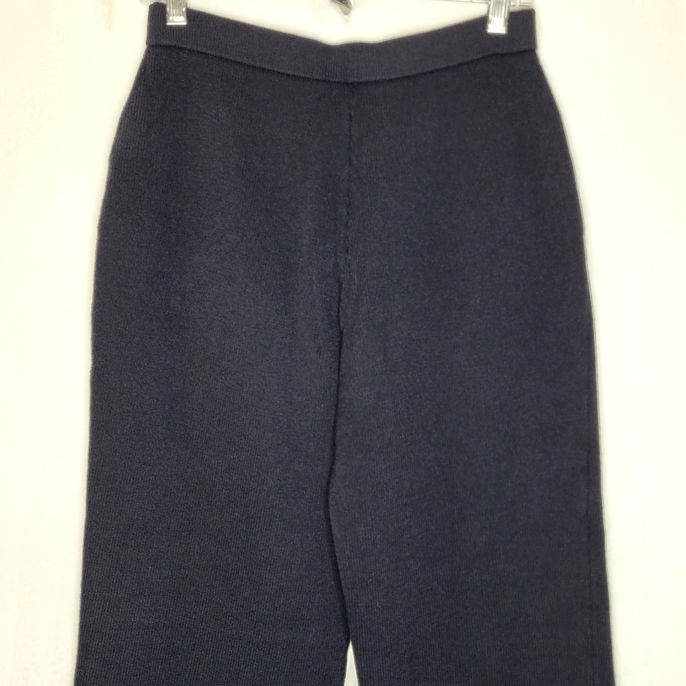 St. John Collection Black Santana Knit Pull On Pants Size 6