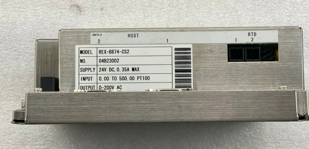 RKG INSTRUMENTS REX-B874-CS2 CONTROLLER