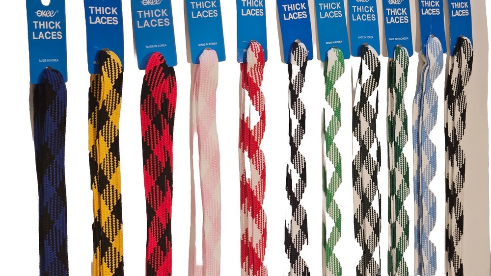 Fat Shoelaces Thick Flat 3/4" Wide Shoelaces