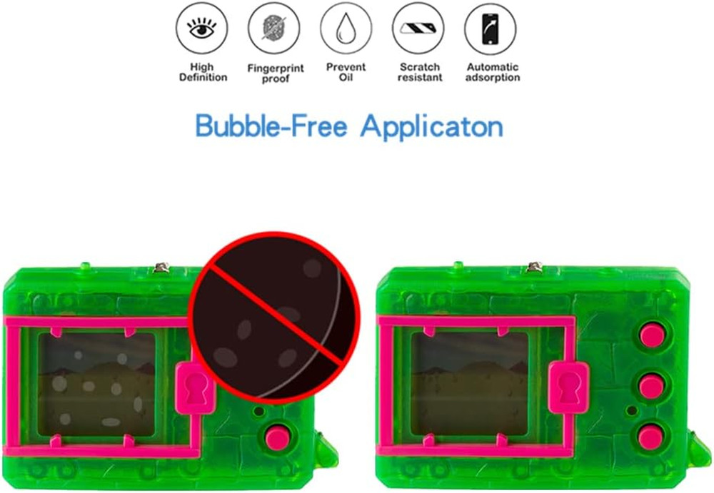 3 Pack Screen Protector Compatible with Virtual Pet Monster Digivice Toy