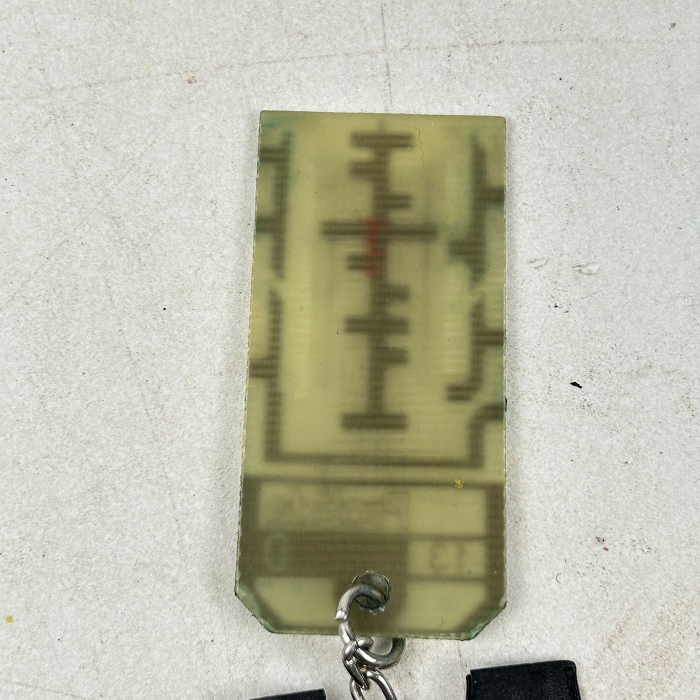 Vintage PCB key Electronic Access Key Keychain Building Office Computer Access