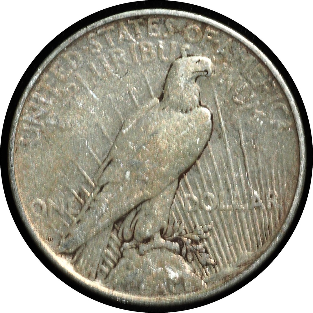 1934-D Peace Dollar Cleaned VF