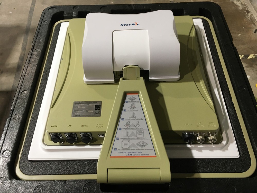 Starwin uSAT Flat-Panel Portable Terminal FL60P-EB Satellite