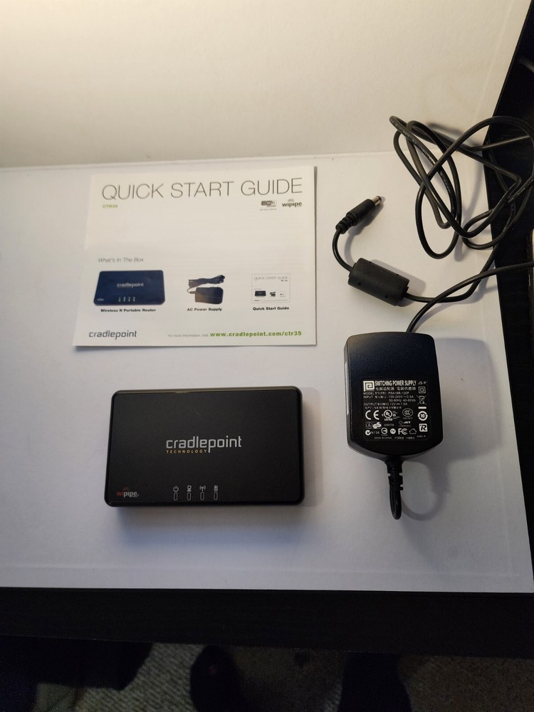 Cradlepoint Wireless Router Tested Works Ctr35 Portable