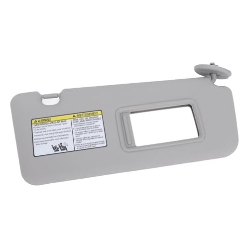 Passenger Side Sun Visor with Makeup Mirror for 2004-2005 () Grey