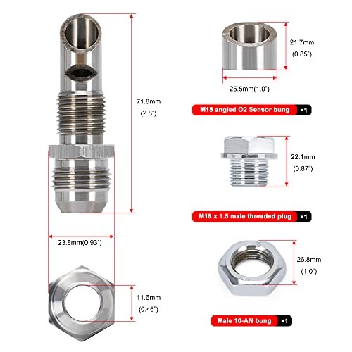Universal Stainless Steel E-VAC Scavenger Kit includes T304 SS E-VAC fitting